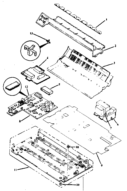 Base and front paper guide
