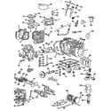 Briggs & Stratton 422400 TO 422499 (0759-01 - 0759-01 cylinder, crankshaft and engine base diagram