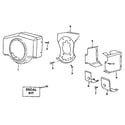 Briggs & Stratton 422400 TO 422499 (0759-01 - 0759-01 muffler, air guide and housing group diagram