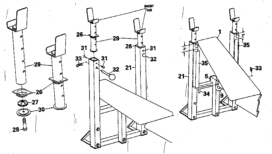 Barbell support