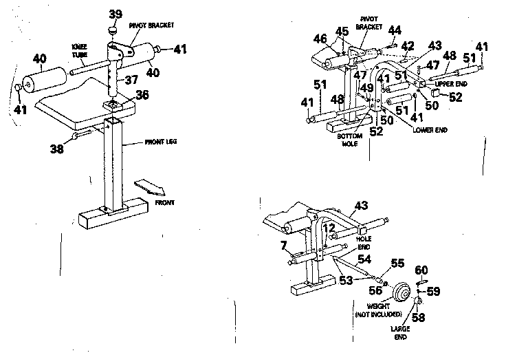 Leg lift assembly