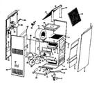 ICP NDGE125NH02 non-functional replacement parts diagram