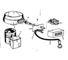 Kenmore 867762031 accessory power vent damper kit diagram