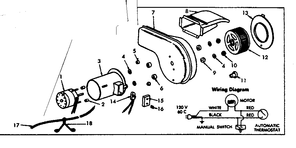 Optional forced air blower
