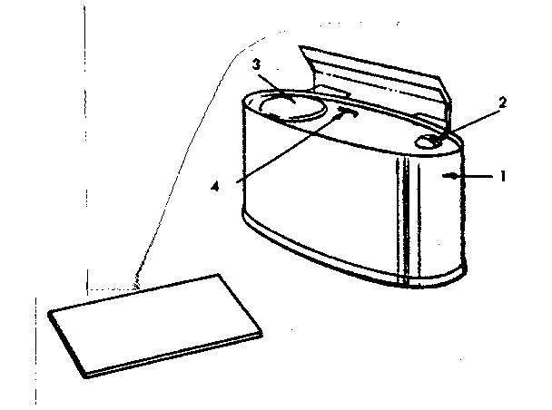 Oil heater tank (5 gallons)