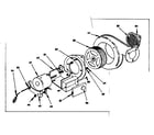 Kenmore 155463110 optional forced air blower diagram