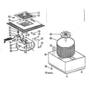 Pollenex 83175 functional replacement parts diagram