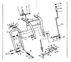 Craftsman 8875 upper handle assembly diagram