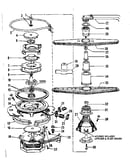 Motor, heater, and spray arm details