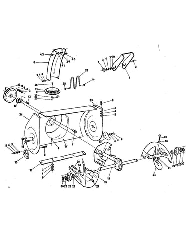 Auger housing