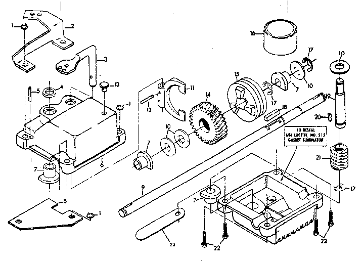 GEAR CASE ASSEMBLY 88387