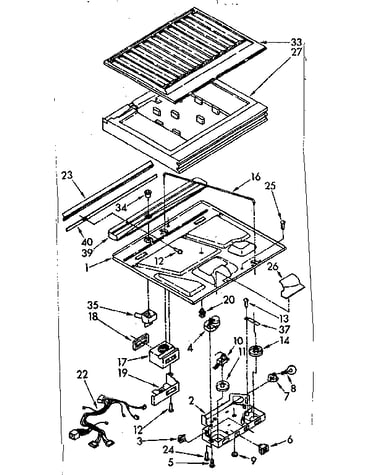 Compartment separator parts