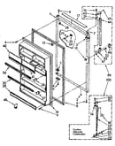 Refrigerator door parts