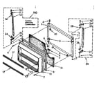 Kenmore 1068770681 freezer door parts diagram
