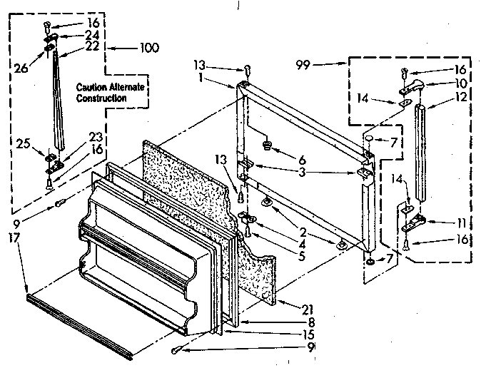 FREEZER DOOR PARTS