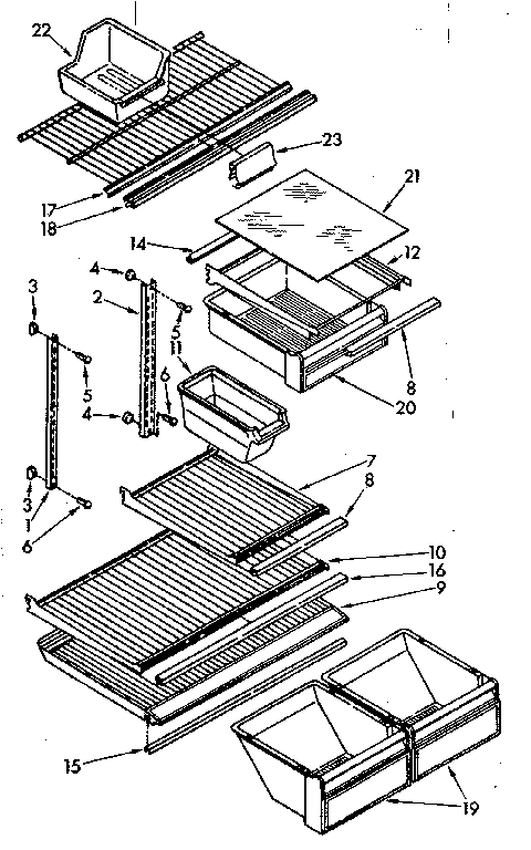 Shelf parts