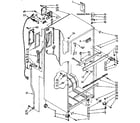 Kenmore 1068788491 cabinet parts diagram