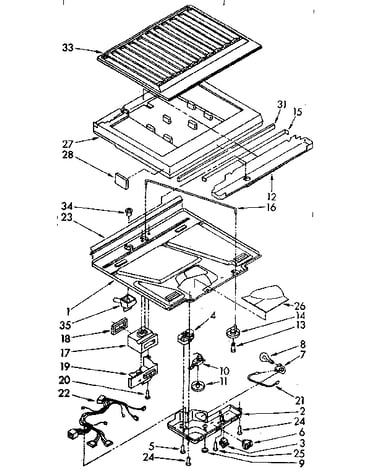 Compartment separator parts