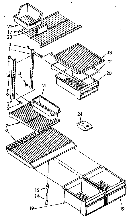 Shelf parts