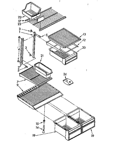 Shelf parts