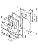 Refrigerator door parts