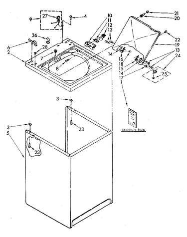Top and cabinet