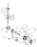 Brake, clutch, gearcase, motor and pump