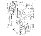 Kenmore 1068676293 cabinet parts diagram