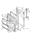 Refrigerator door parts