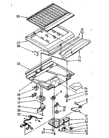 Compartment separator parts