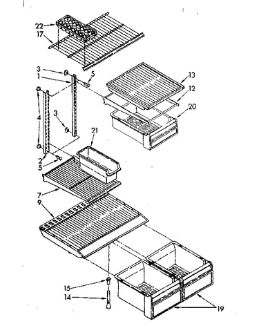 Shelf parts
