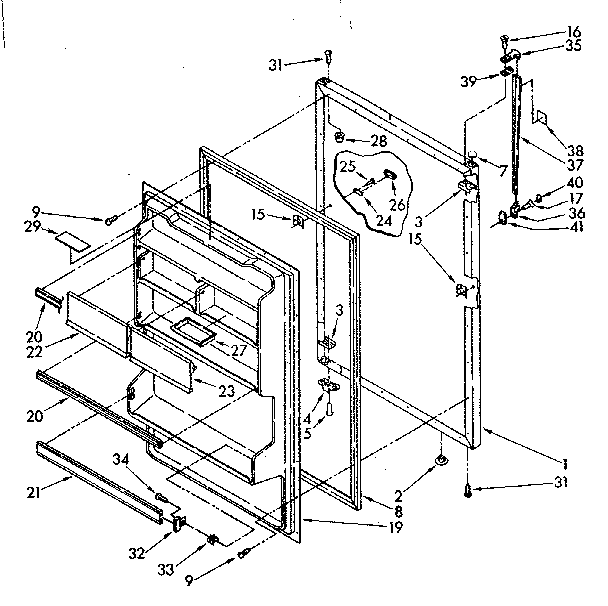 REFRIGERATOR DOOR PARTS