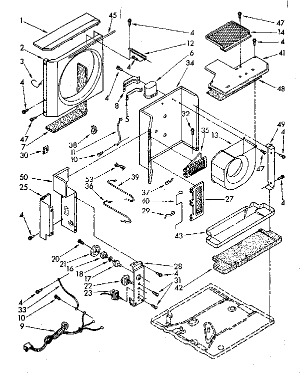 Air flow and control parts