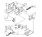 Kenmore 1068760501 air flow and control parts diagram