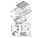 Kenmore 10687782012 compartment separator and control parts diagram