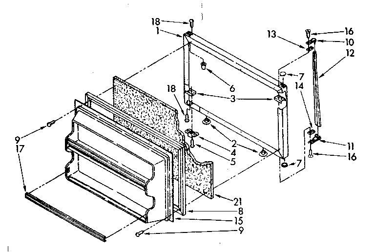 FREEZER DOOR PARTS