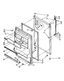 Refrigerator door parts