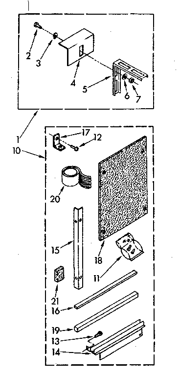 Accessory kit parts