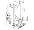 Kenmore 1068572883 cabinet parts diagram
