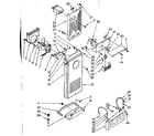 Kenmore 1068572833 air flow parts diagram
