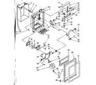 Kenmore 1068572813 dispenser front parts diagram