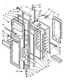 Refrigerator door parts