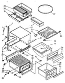 Refrigerator interior parts