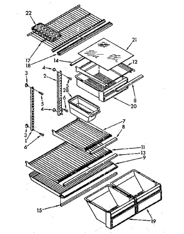 Shelf parts