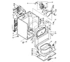 Kenmore 11086681610 cabinet parts diagram