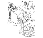 Kenmore 11086692610 cabinet parts diagram