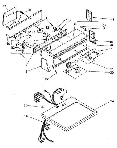 Top and console parts