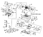 Kenmore 1753745180 nozzle and motor assembly diagram
