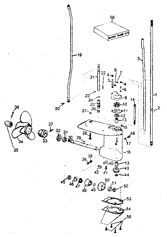 Gear housing assembly