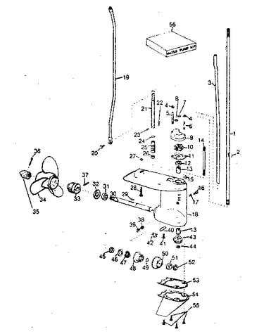 Gear housing assembly